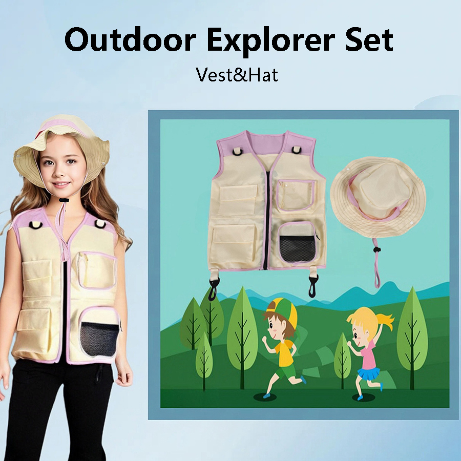 Chaleco de explorador para niñ - Outdoor Adventure Outfit reseña y precio