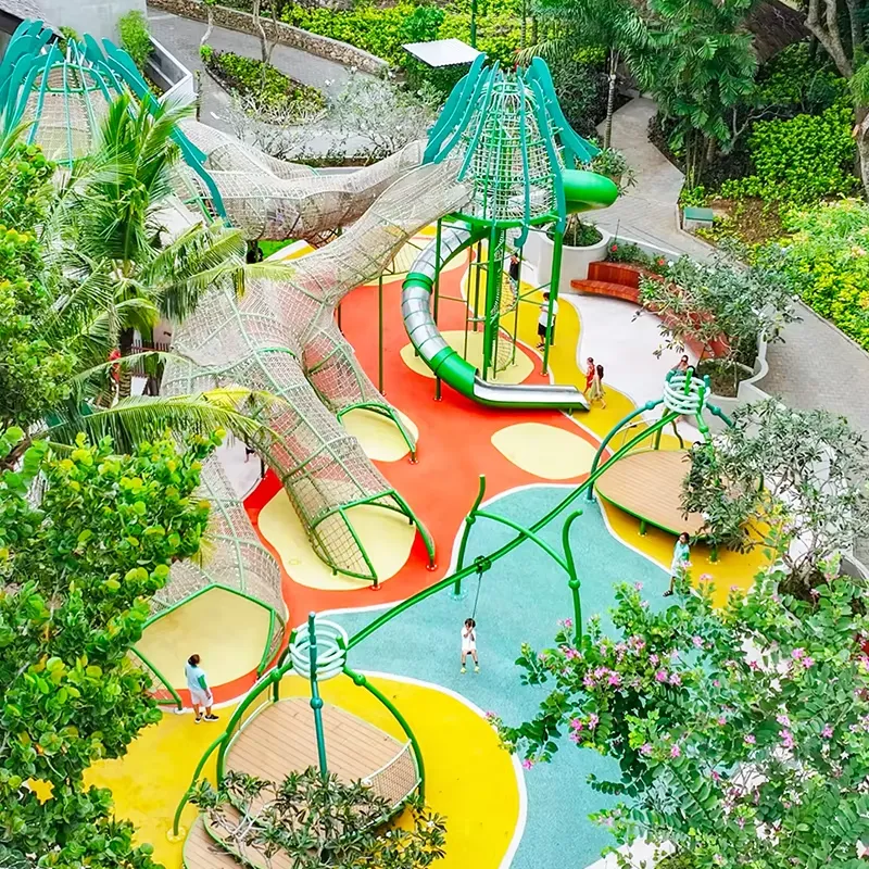 Estructura de Escalada con Red - Outdoor Adventure Resorts reseña y precio