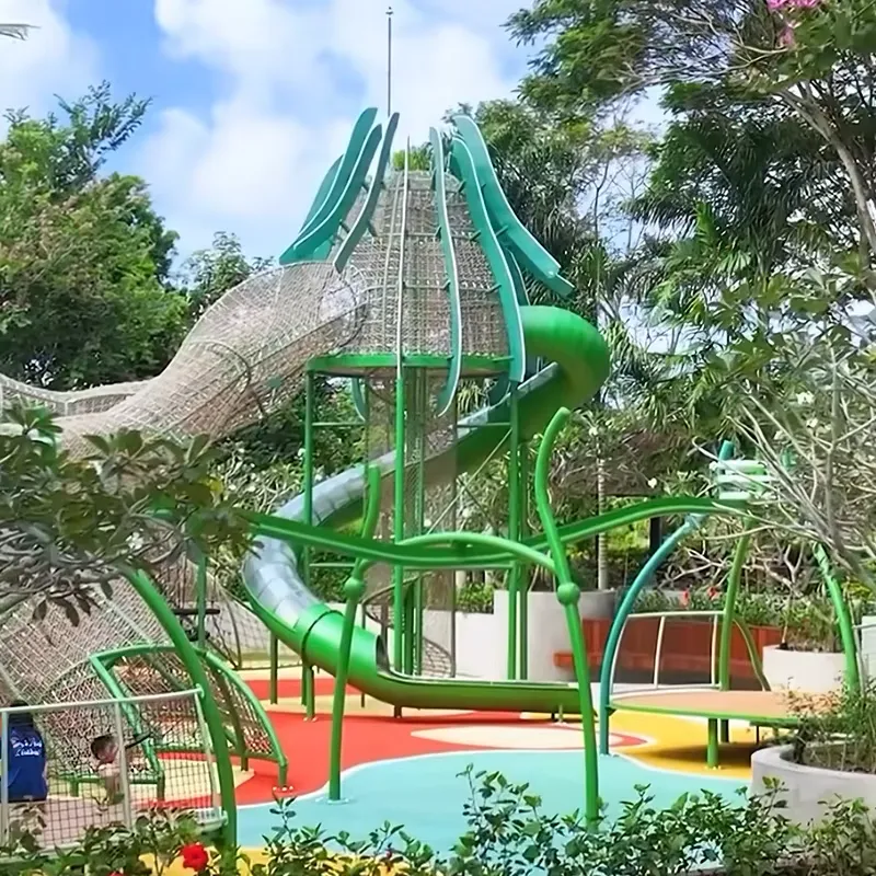 Estructura de Escalada con Red - Outdoor Adventure Resorts reseña y precio