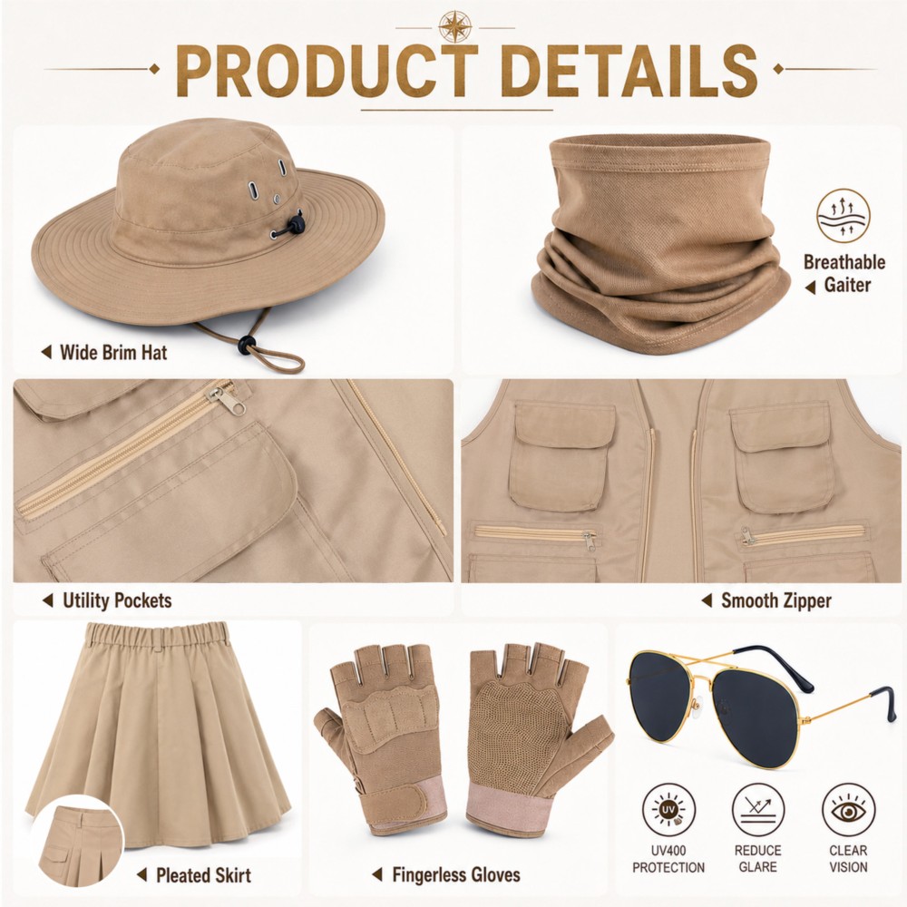 Ropa de Explorador al Aire Lib - Outdoor Adventure Outfit reseña y precio